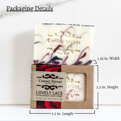 Lovely Lace Vegan Handmade Soap Bar
