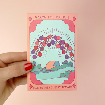 Blueberries Cherry Tomato Tarot Garden