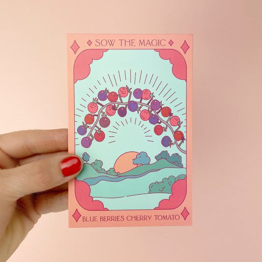 Blueberries Cherry Tomato Tarot Garden