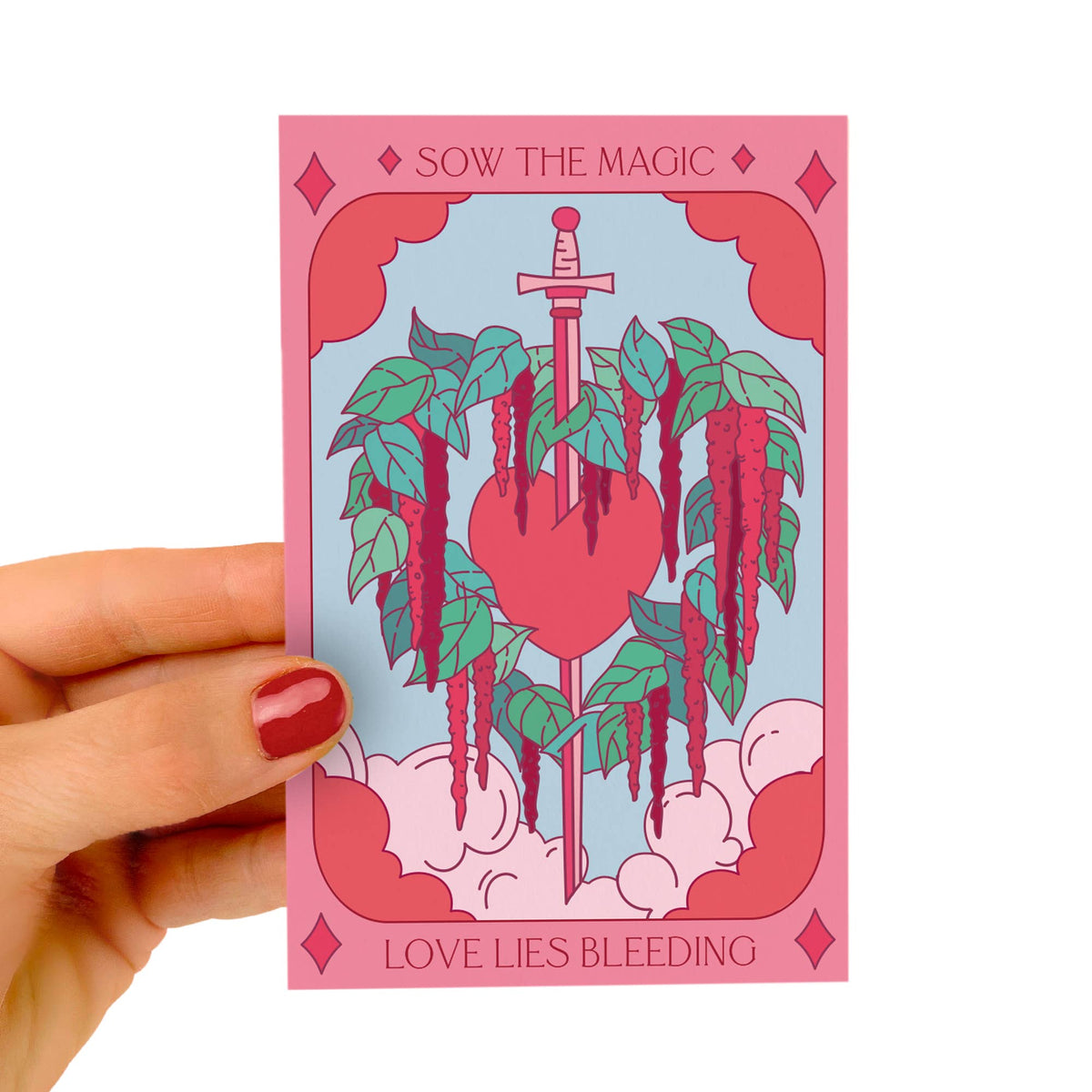 Love Lies Bleeding Tarot Garden