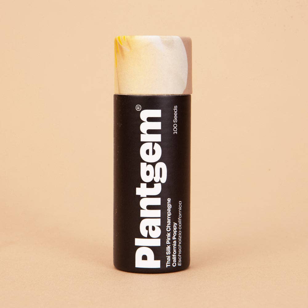 Thai Silk Pink Champagne California Poppy - 100 Seeds