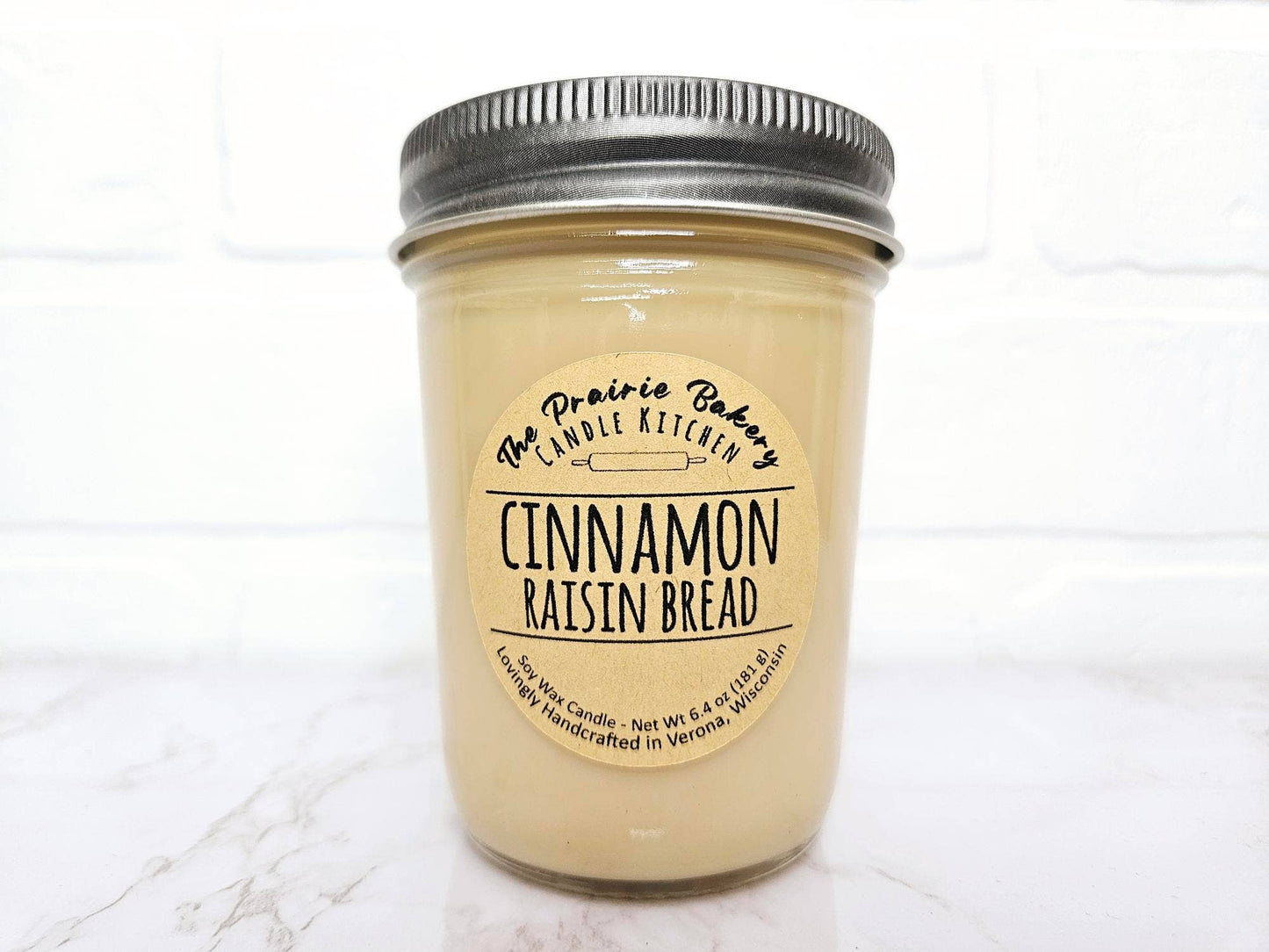 Cinnamon Raisin Bread | Sweet Dessert Scented Soy Wax Candle