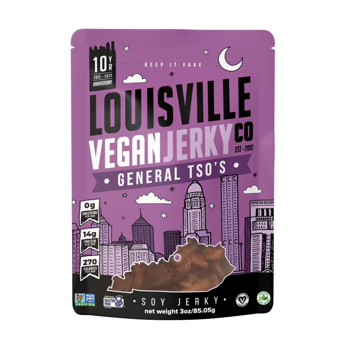 Vegan General Tso's Jerky