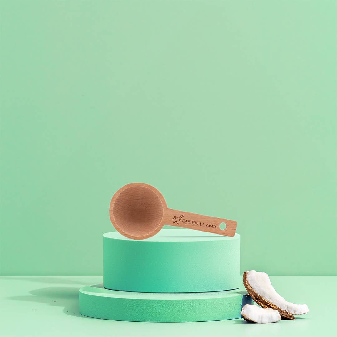 Wooden Tablespoon Scoop