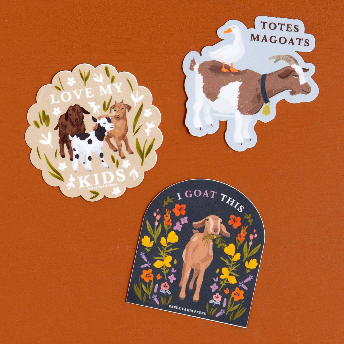 Totes Magoats Goat Decal Sticker