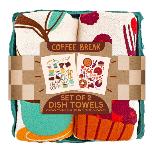 Coffee Break Tea Towel Set
