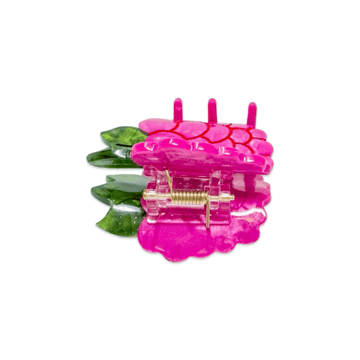 Mini Raspberry Hair Claw Clip