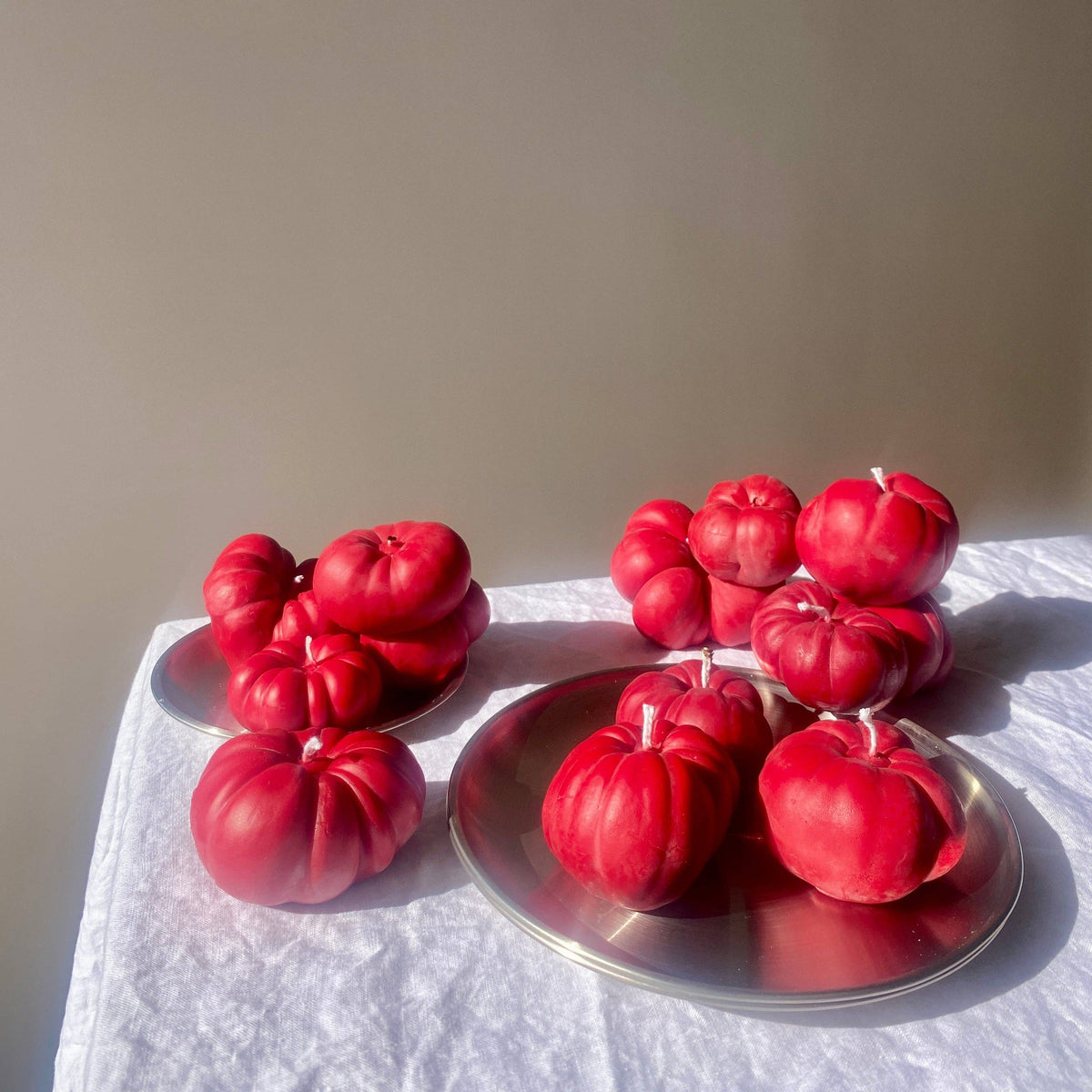 Mini Tomato Candle, Red