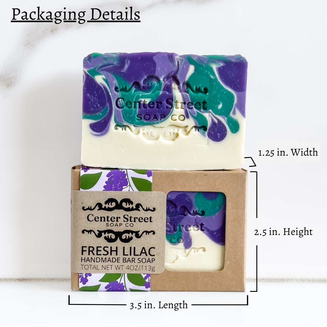 Fresh Lilac Spring Handmade Soap Bar
