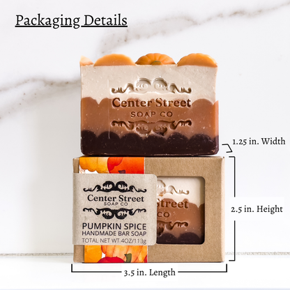 Pumpkin Spice Handmade Bar Soap