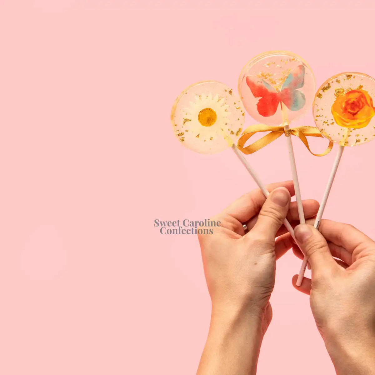 Daisy and Gold Lollipops, Mandarin Orange