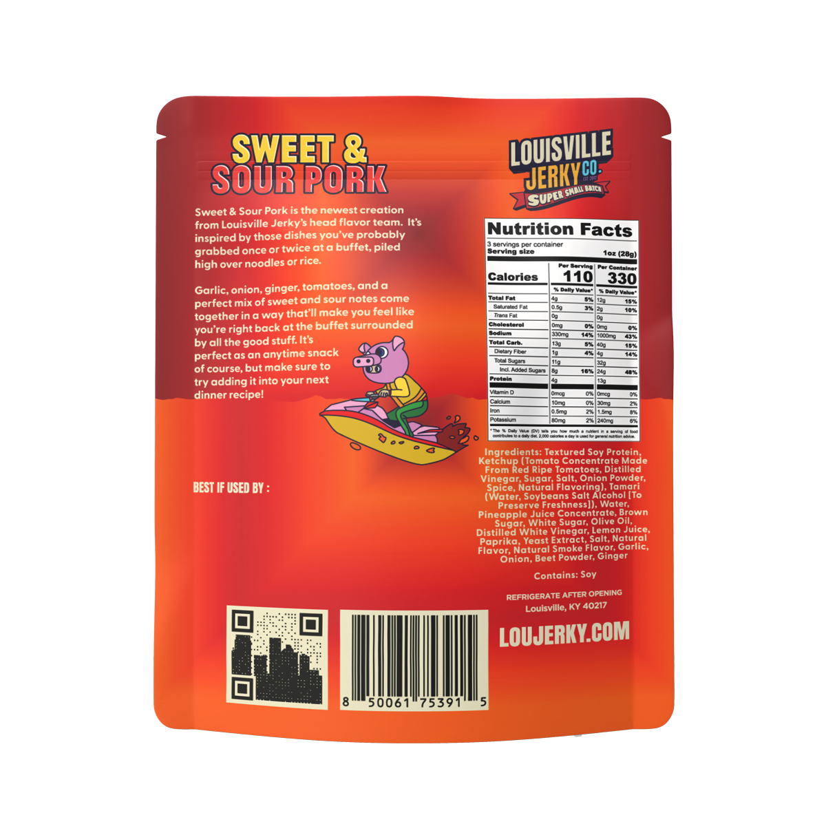 Sweet & Sour Pork Plant Based Jerky