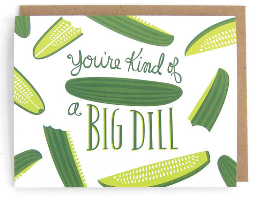 Pickle Greeting Card