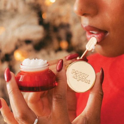 Poppy & Pout Holiday Lip Scrub