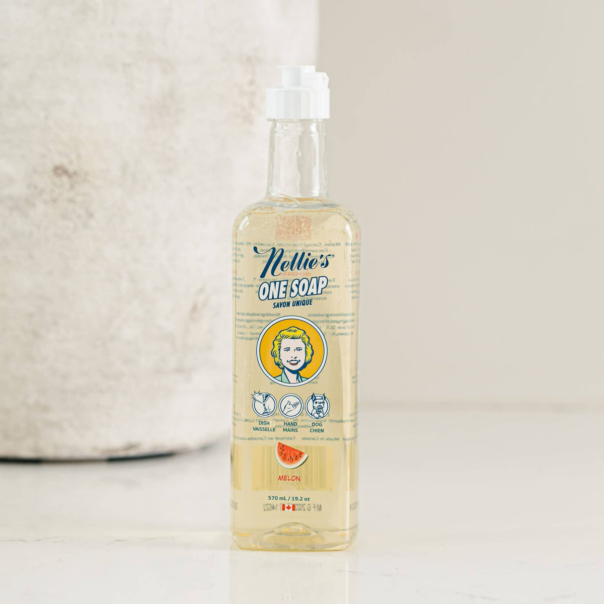 One Soap Melon (Dish, Hand, Pet Soap)