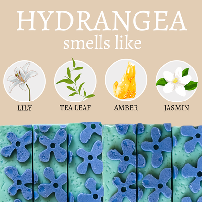 Hydrangea Summer Handmade Soap Bar