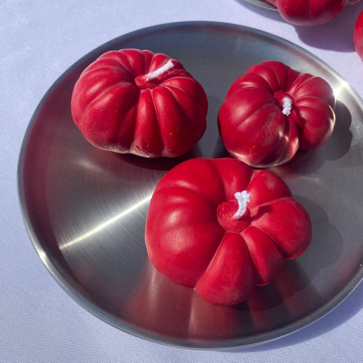 Mini Tomato Candle, Red