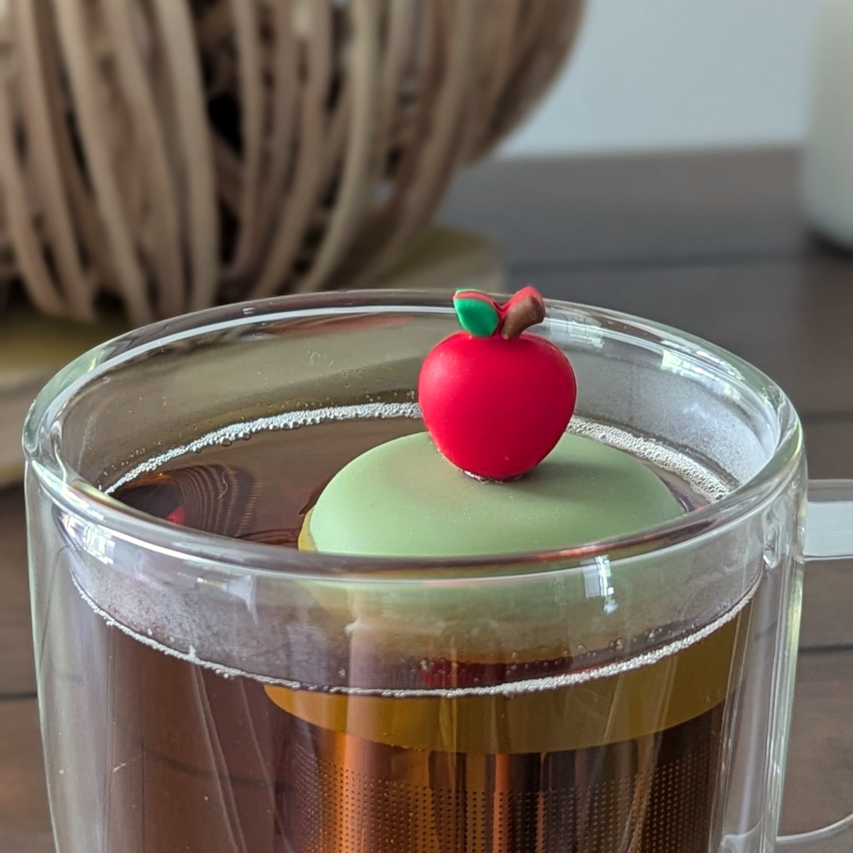 Plastic Free Floating Tea Steeper (choose design)
