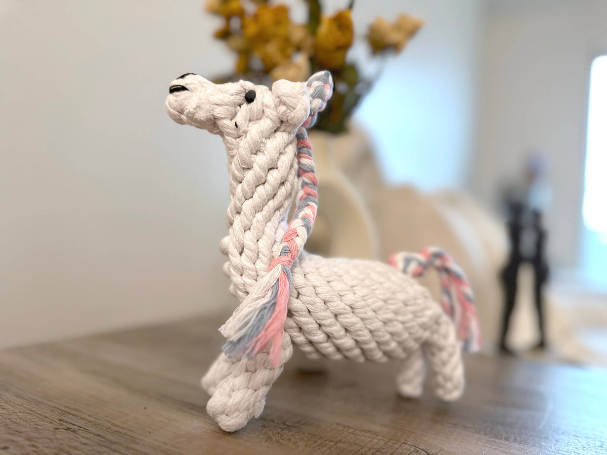 Sustainable Rope Animal Dog Chew Toys