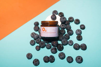 O2 Blueberry Oxygen Face Mask