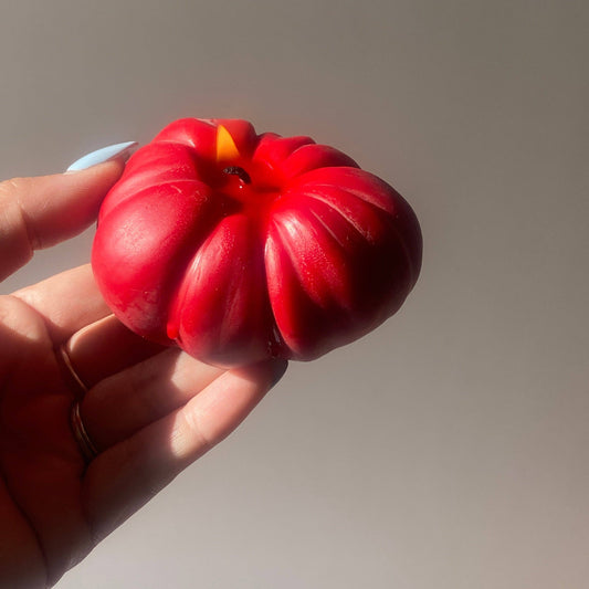 Mini Tomato Candle, Red