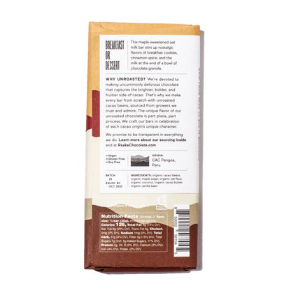 58% Oat Milk Chocolate Bar