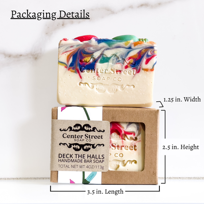Deck The Halls Handmade Bar Soap