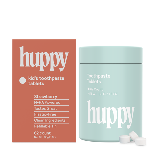 Fluoride-Free, Strawberry Toothpaste Tablets