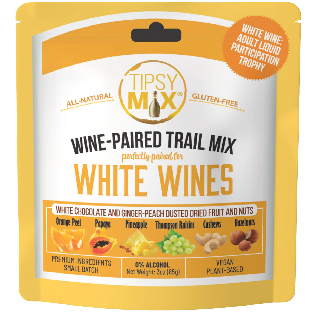 Wine-Paired Trail Mix, White Wines