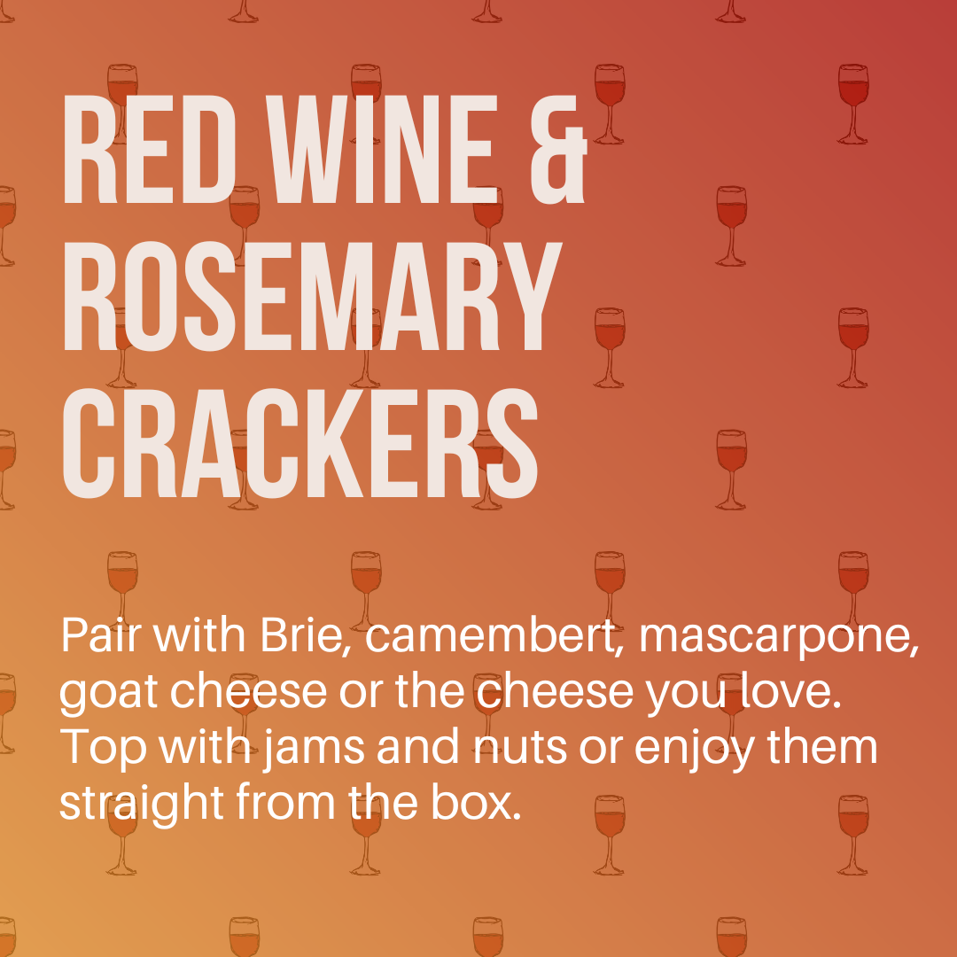 Red Wine & Rosemary Crackers