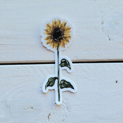 Sunflower Vinyl Sticker