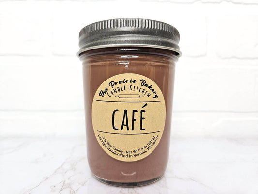 Café | Coffee Hazelnut Espresso Scented Soy Wax Candle