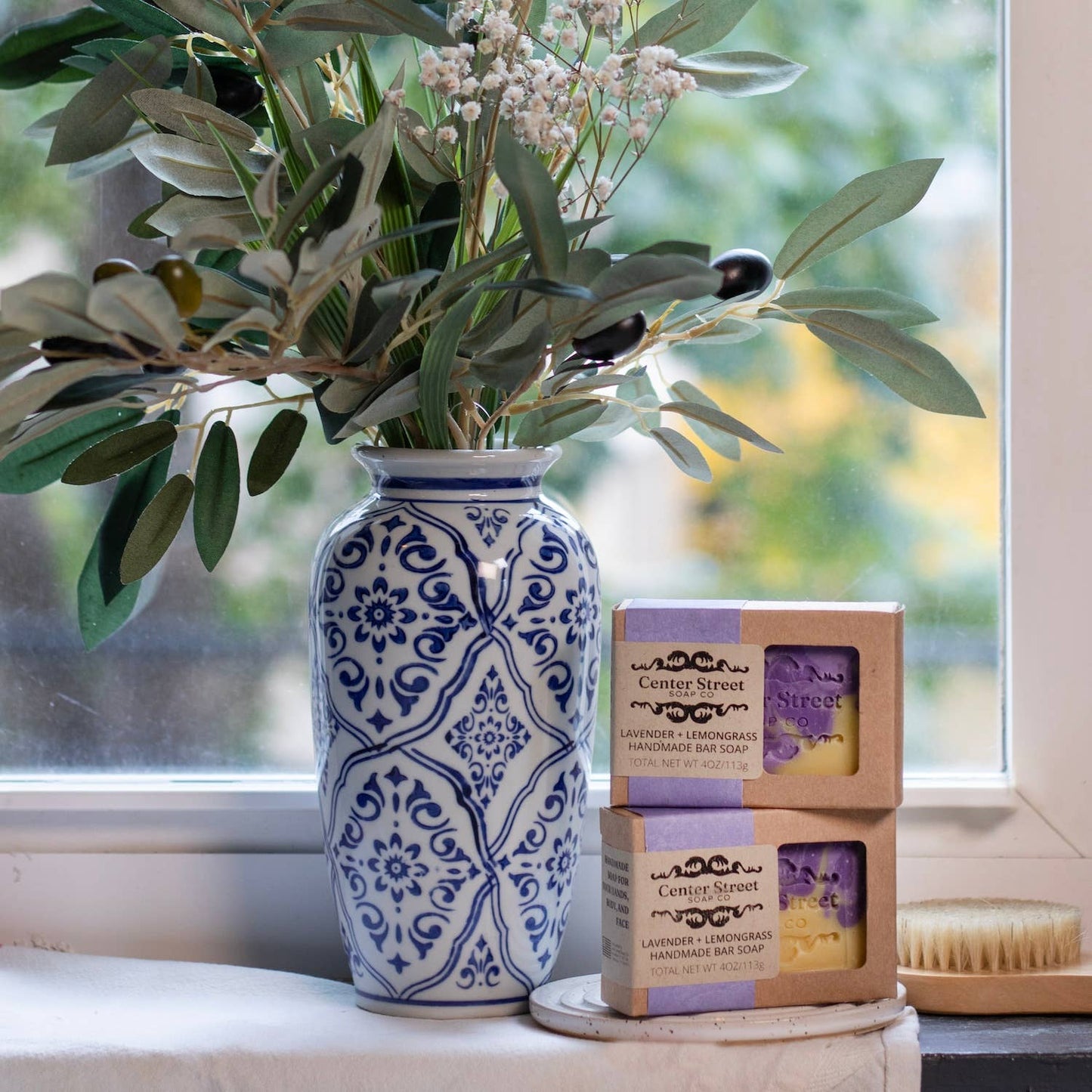 Lavender and Lemongrass Vegan Handmade Soap Bar