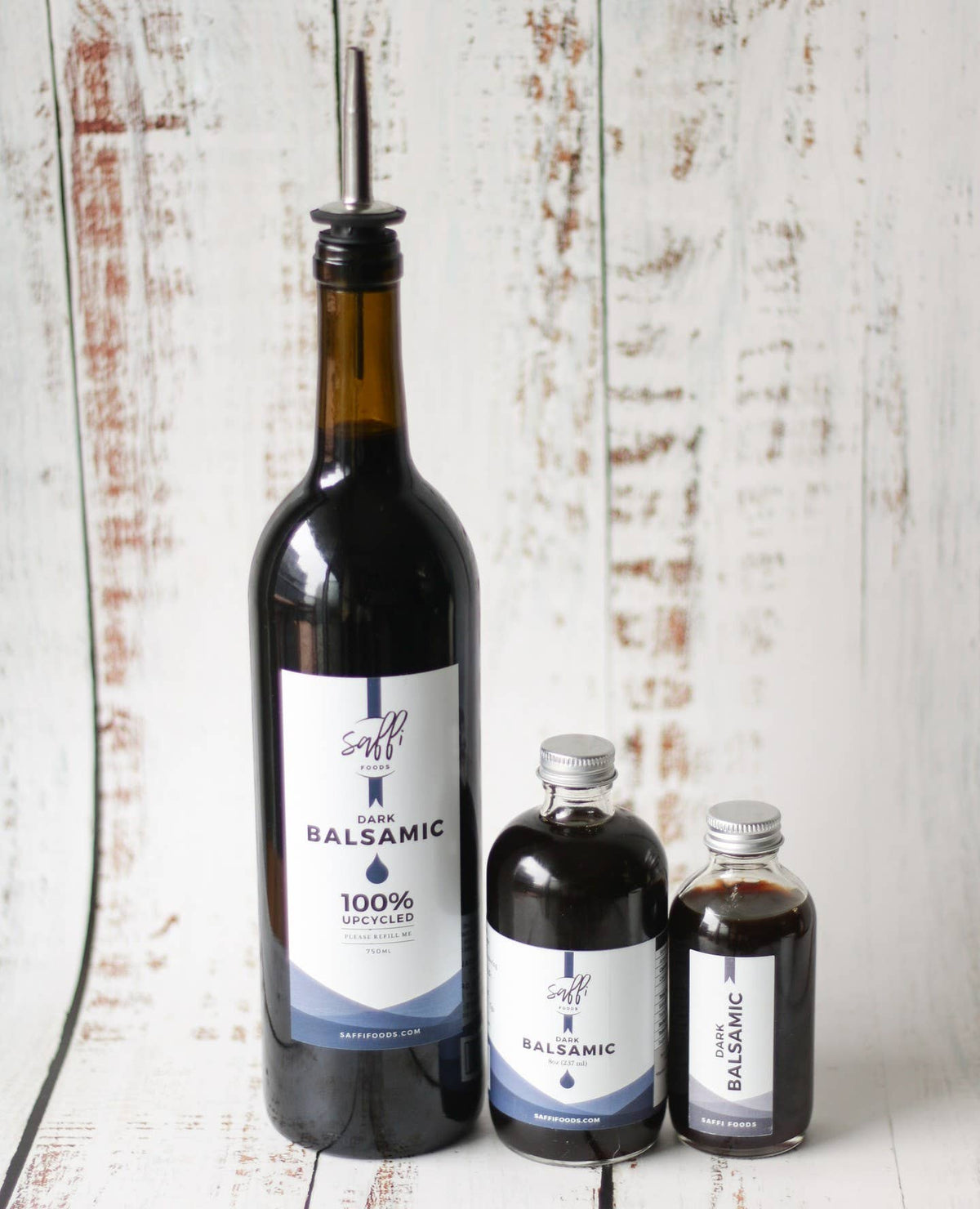 Saffi Saana Dark Balsamic Vinegar - 750ml wine bottle