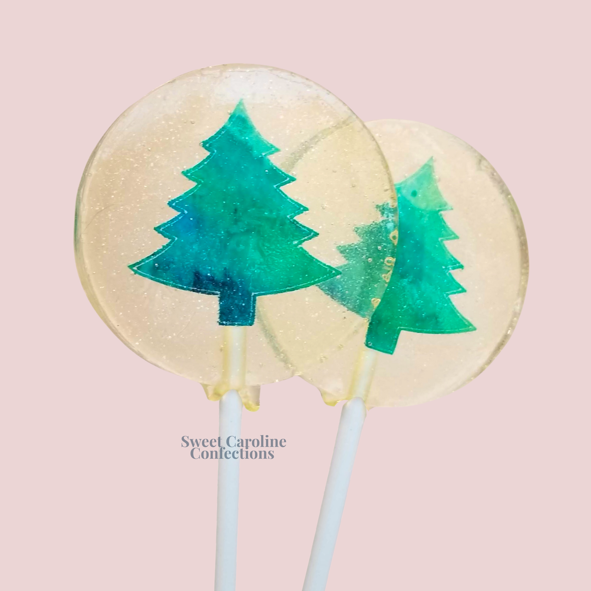 Christmas Tree Lollipops