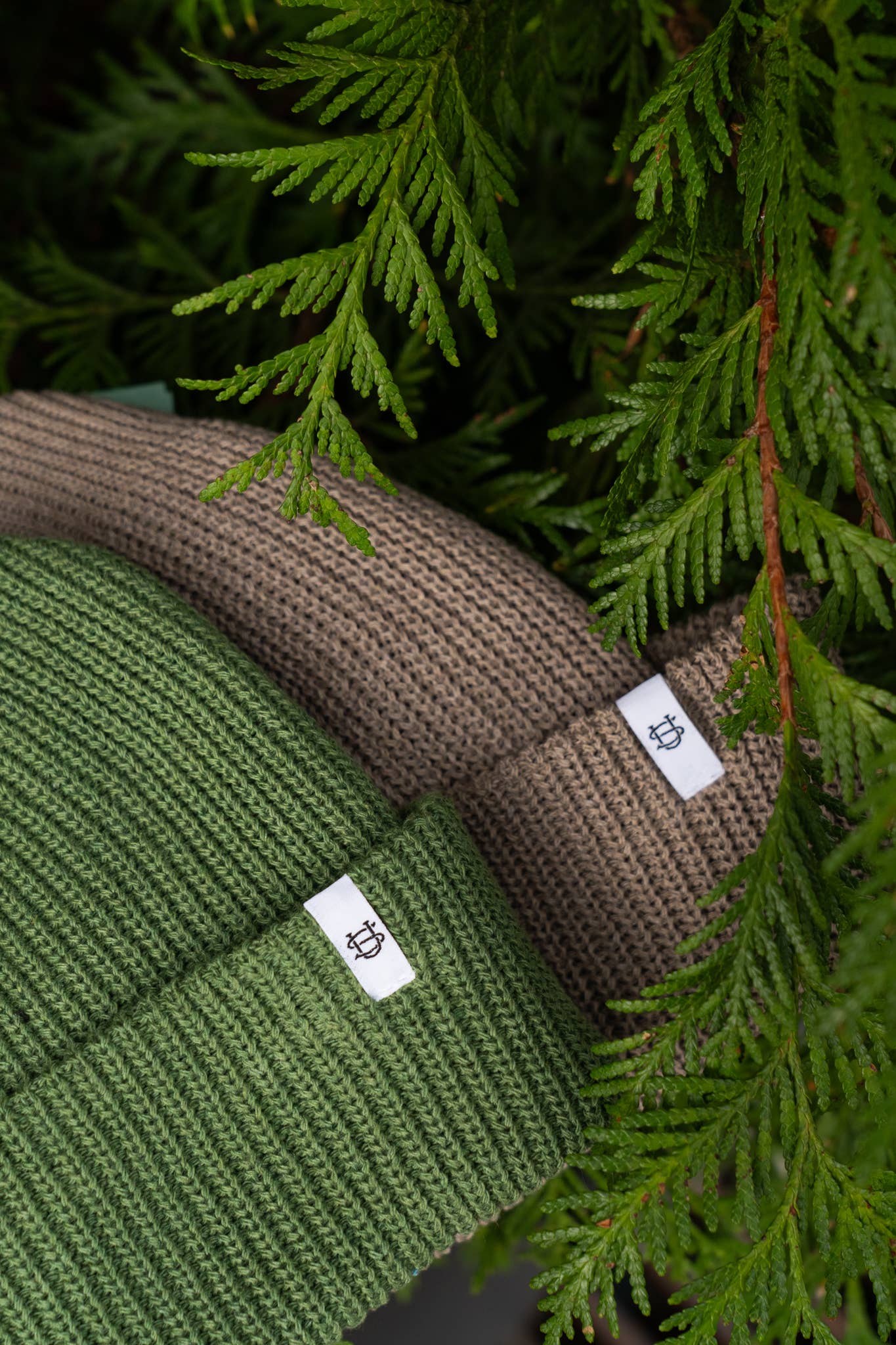 Ulota Moss Green Upcycled Cotton Watchcap