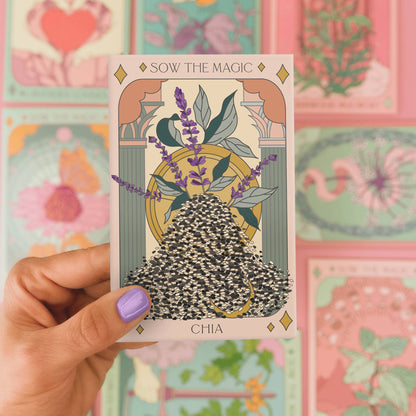 Chia Tarot Seed Packet