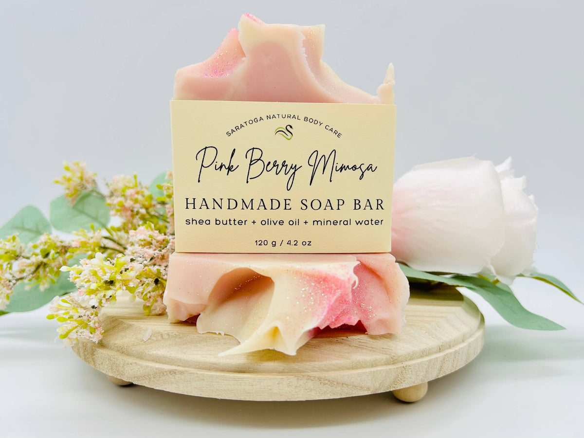 Pink Berry Mimosa Handmade Soap Bar