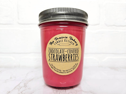 Chocolate Covered Strawberries Scented Soy Wax Candle