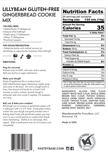 Gingerbread Cookie Mix (Vegan & GF)