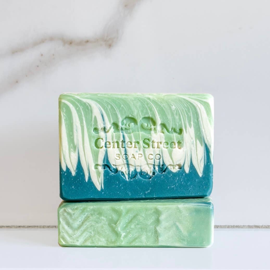Spearmint & Eucalyptus Vegan Handmade Soap Bar