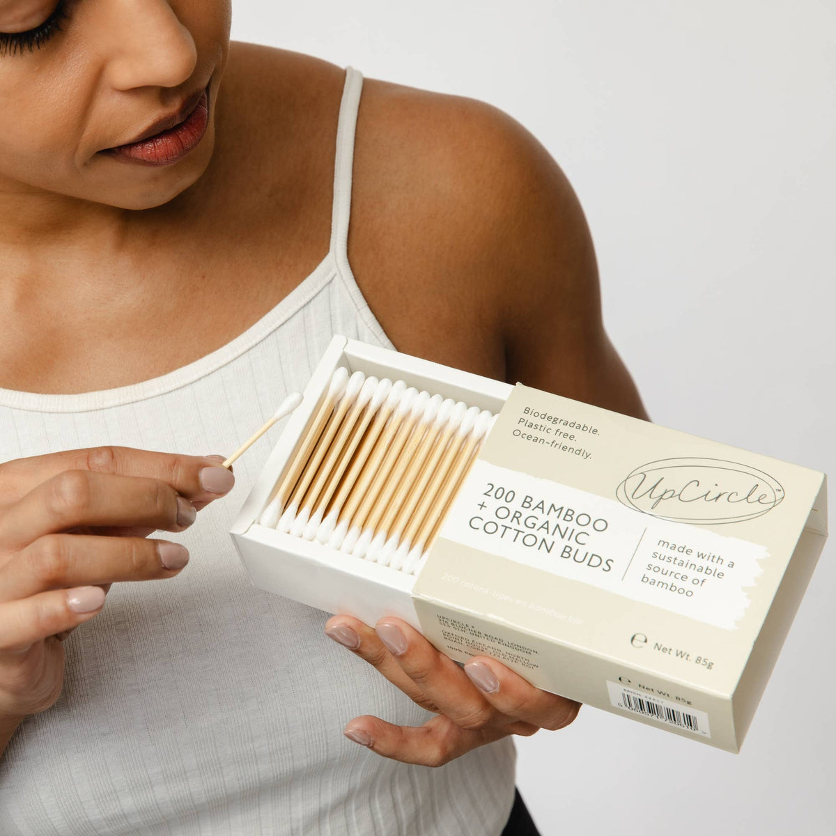 Plastic Free, Cotton + Bamboo Buds