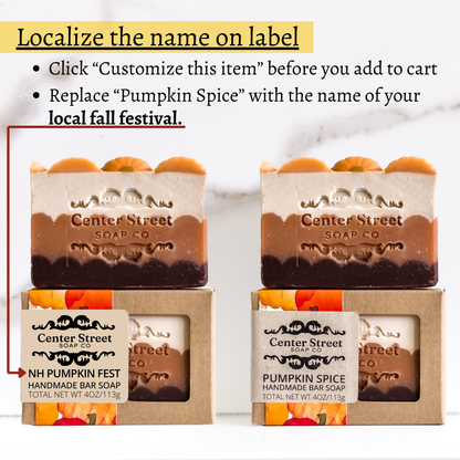 Pumpkin Spice Handmade Bar Soap