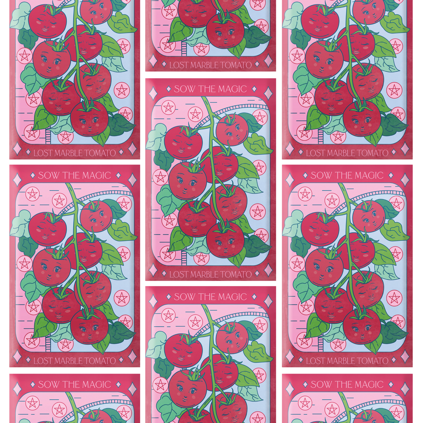 Lost Marbles Tomato Tarot Garden