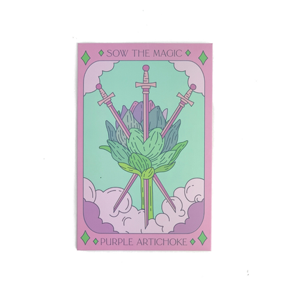Purple Artichoke Tarot Garden