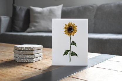Sunflower Greeting Card