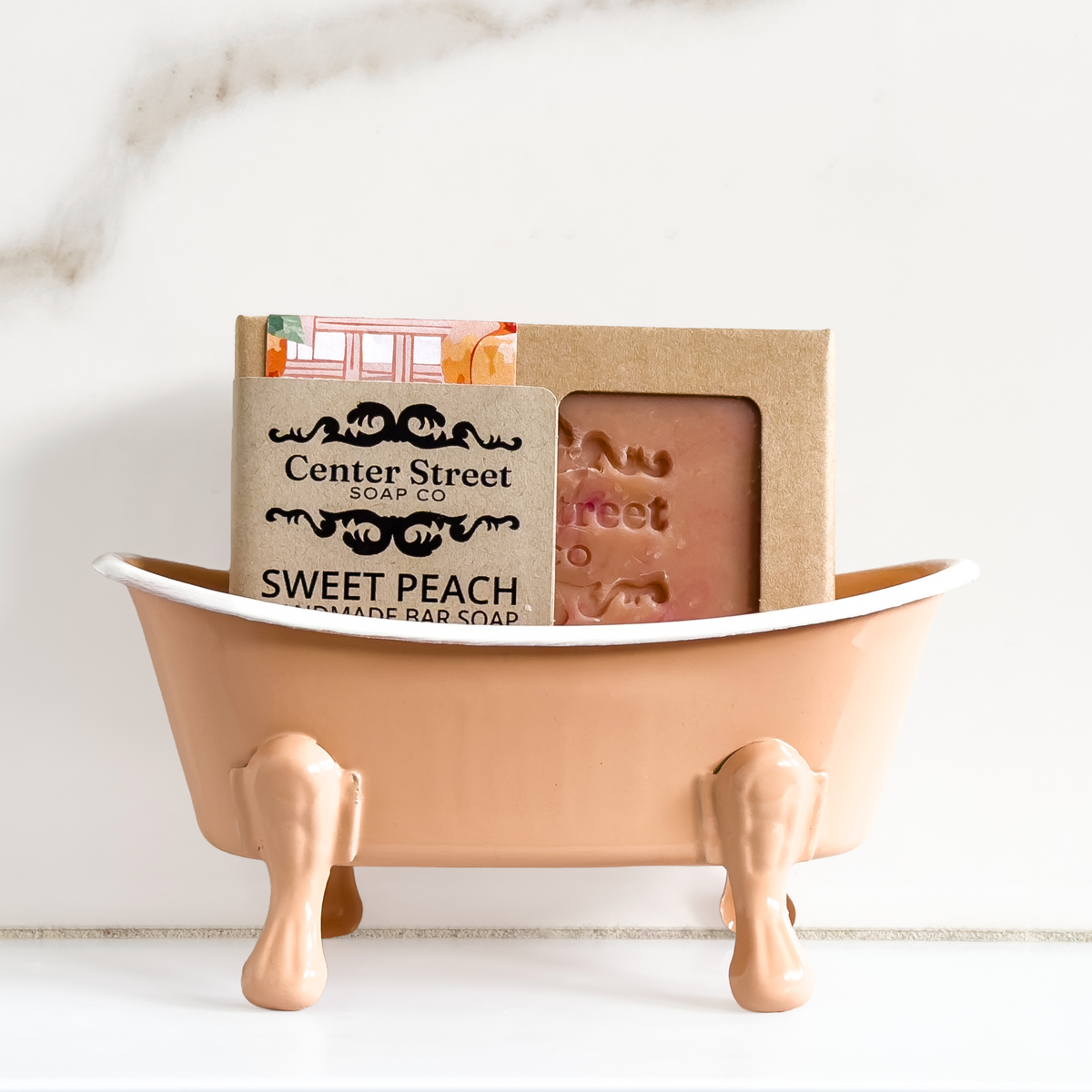 Sweet Peach Summer Handmade Soap Bar