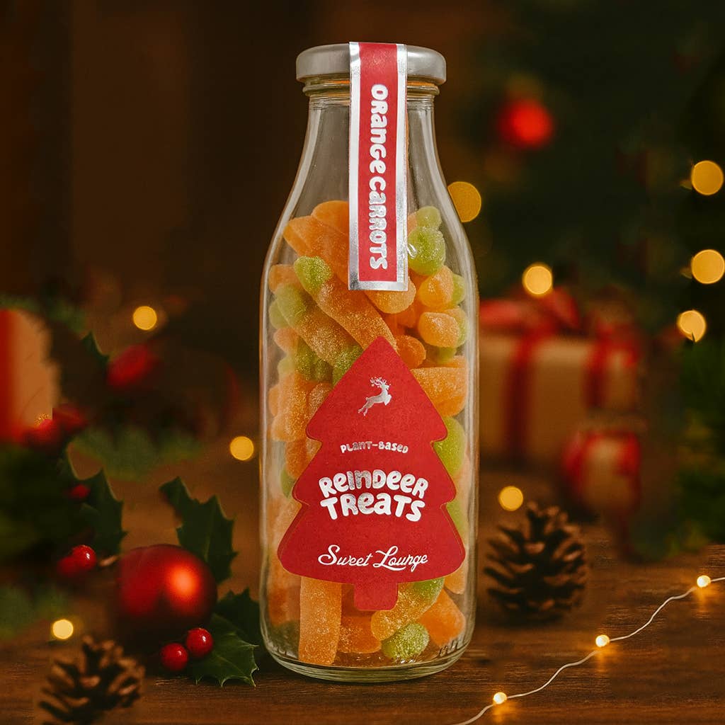 Vegan Fizzy 'Reindeer Treats' Holiday Jar