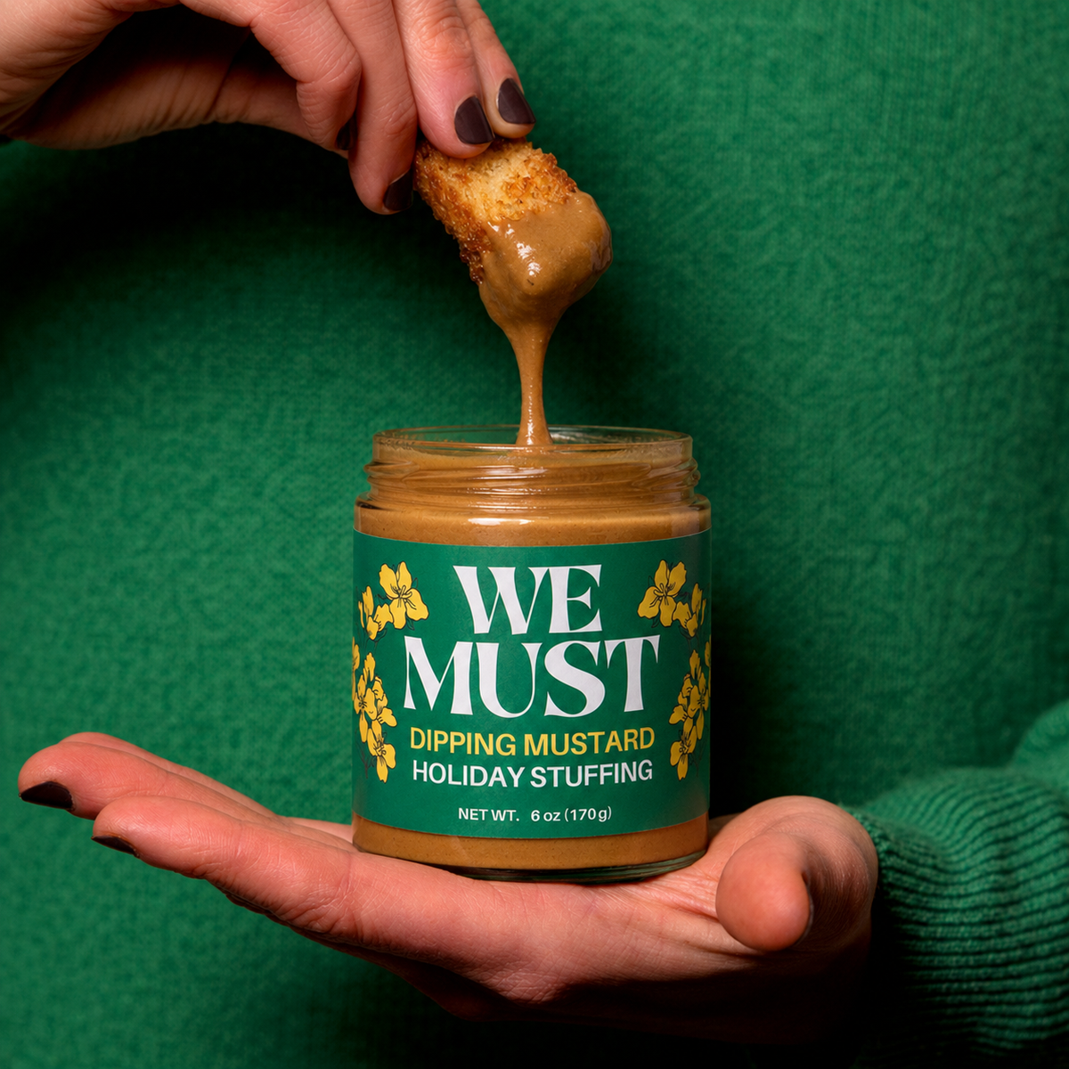 Holiday Stuffing Dipping Mustard