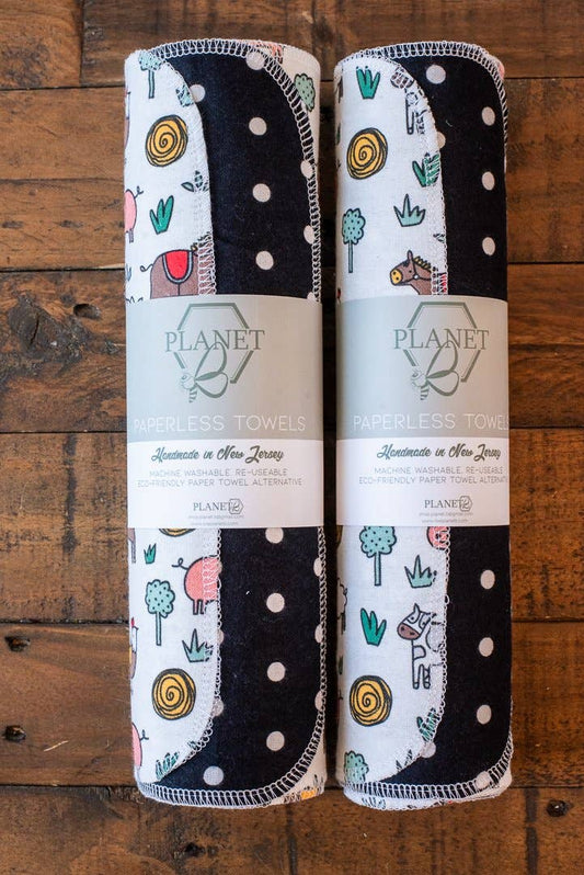 Paperless Towels - Barnyard Doodles
